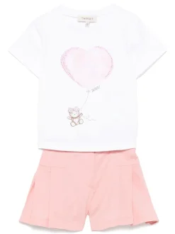 Kids/BOY TWINSET KIDS set shorts with print-illustration
