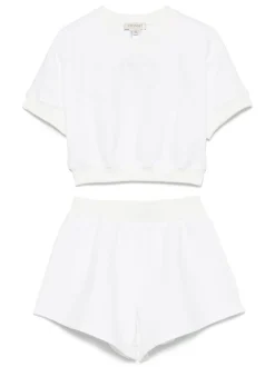 Kids TWINSET KIDS Set with shorts and embossed logo