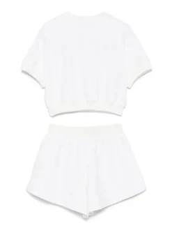 Kids TWINSET KIDS Set with shorts and embossed logo