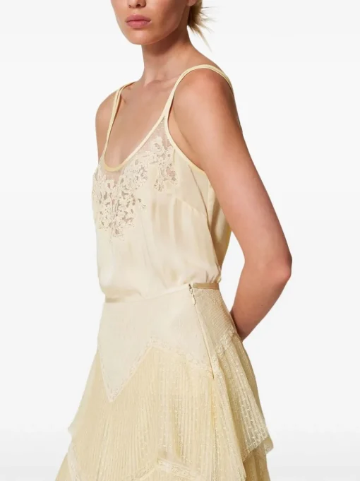TWINSET Top with embroidery