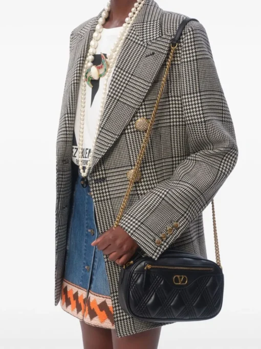 VALENTINO GARAVANI Blazer with houndstooth pattern