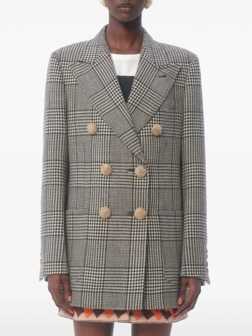 VALENTINO GARAVANI Blazer with houndstooth pattern