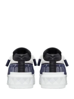 VALENTINO GARAVANI One Stud XL Toile Iconographe sneakers
