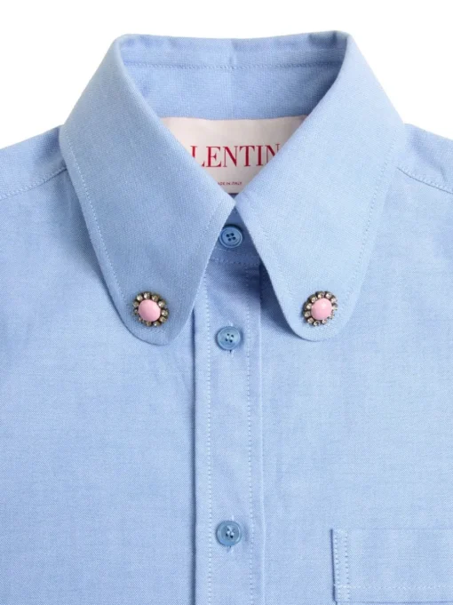 VALENTINO GARAVANI Shirt with jewel buttons