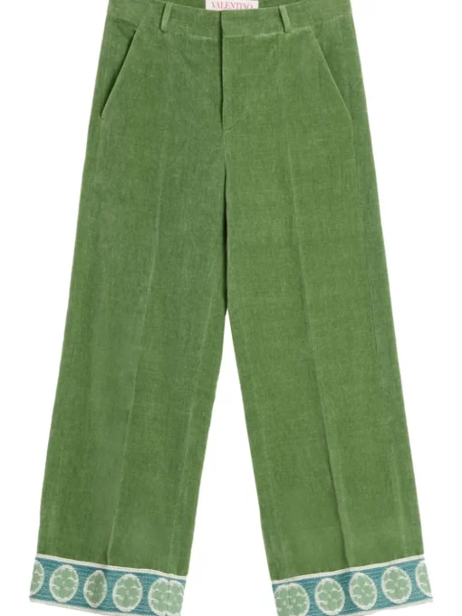 VALENTINO GARAVANI Trousers with jacquard effect