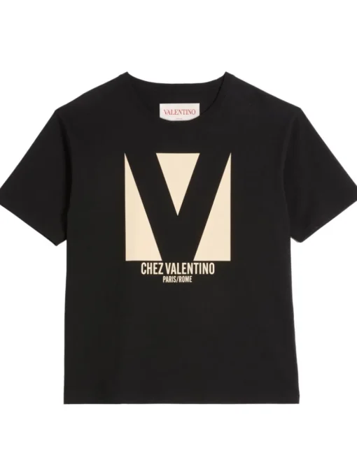 VALENTINO GARAVANI T-shirt with Chez Valentino print