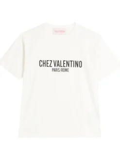 VALENTINO GARAVANI T-shirt with Chez Valentino print