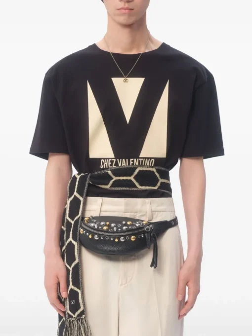 VALENTINO GARAVANI T-shirt with Chez Valentino print