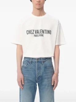 VALENTINO GARAVANI T-shirt with Chez Valentino print