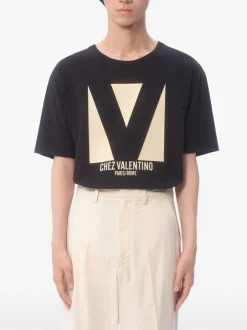 VALENTINO GARAVANI T-shirt with Chez Valentino print