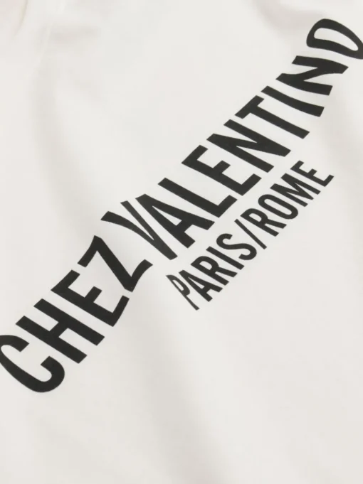 VALENTINO GARAVANI T-shirt with Chez Valentino print
