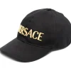 VERSACE logo-embroidered baseball cap