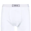 VERSACE 90s Logo ribbed long boxers