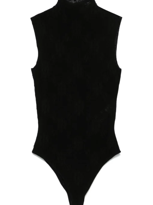 VICTORIA BECKHAM Sleeveless bodysuit with high neck