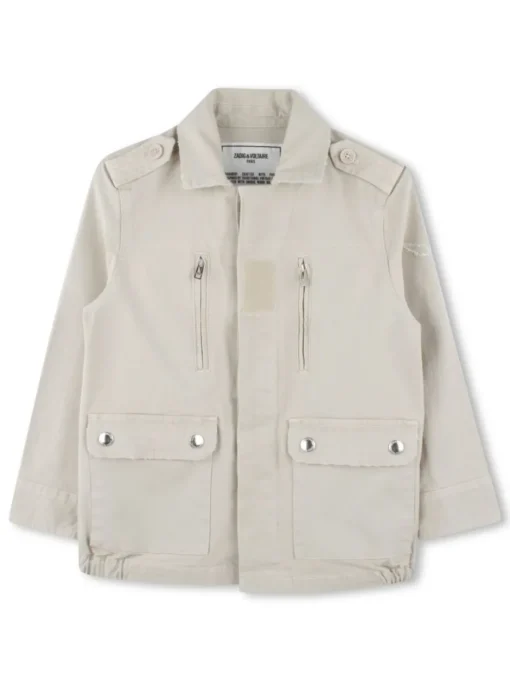 Kids/BOY ZADIG & VOLTAIRE KIDS Bomber jacket with logo
