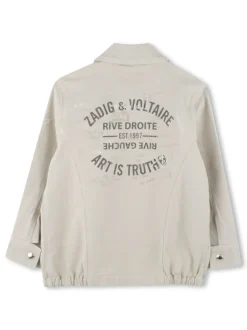 Kids/BOY ZADIG & VOLTAIRE KIDS Bomber jacket with logo
