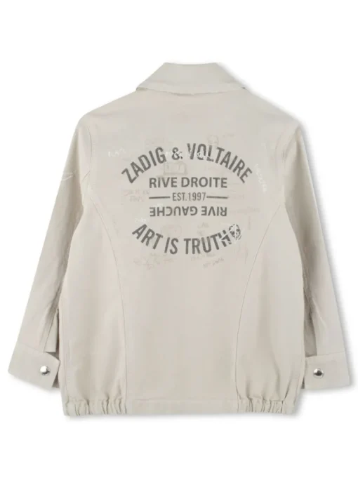 Kids/BOY ZADIG & VOLTAIRE KIDS Bomber jacket with logo