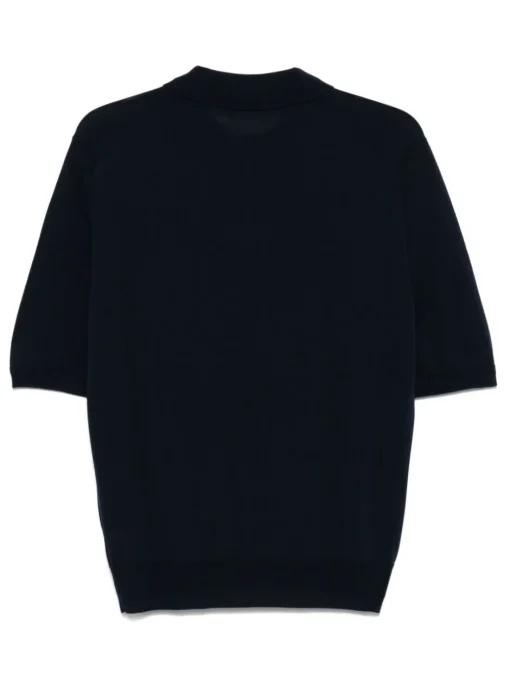 ZANONE Cotton polo shirt with logo embroidery