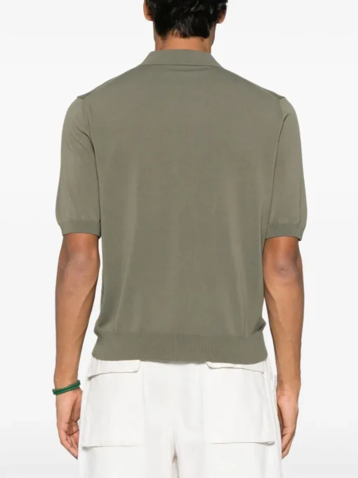 ZANONE Cotton polo shirt with logo embroidery